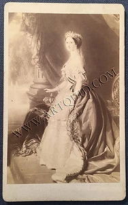 Carte de Visite EUGENIE KAISERIN DER FRANZOSEN, Empress, um 1860, CDV - Picture 1 of 2