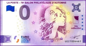LA POSTE - 76e SALON PHILATELIQUE / BILLET 0 € / NULL EURO-SCHEIN / UEZT 2023-5 - Picture 1 of 1