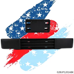 Tapicería de parachoques delantero y matrícula apta para Ford F-150 2015 2016 2017 negro - Imagen 1 de 12