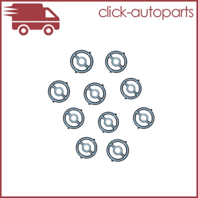 10pcs Engine Oil Cooler Seal Gasket Fits Mazda 3 5 6 CX-7 CX-9 2007-12 LF0214700 Foto 1 de 4