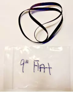 Tocadiscos/audio/video/cinturón plano de goma de 9 pulgadas (229 mm x 4 mm x 0,6 mm) - Imagen 1 de 3