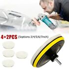 6pcs Wool Wheel Mop Kit for Car Polisher Drill Soft and Fine Won't Damage Paint