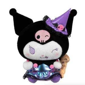 Hello Kitty and Friends Kuromi Halloween Plush Wearing a Witch Costume 8-in NWT - Picture 1 of 6