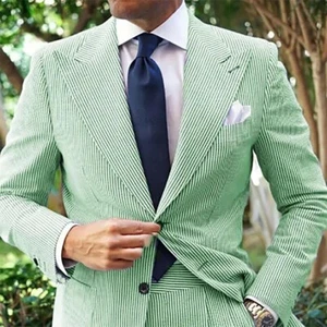 2pcs Men Suits Sets Jackets Pants Formal Dress Suit Size 36 38 40 42 44 46 48 50 - Picture 1 of 12