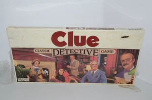 Vintage 1986 Clue Classic Detective Parker Brothers Board Game - Moisture Damage - Picture 1 of 8
