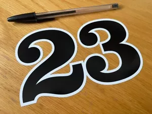 Retro Race Number 23 (Medium) - UK SELLER - Picture 1 of 1