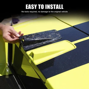 For Corvette C8 Convertible 2020-2024 Forged Pattern Camera Top Wing Cover Trim - Picture 1 of 11