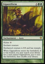 Magic the Gathering MTG Gigantiform (162) Zendikar   LP