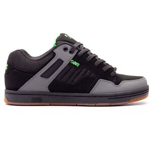 DVS Enduro 125 Trainers Shoes Charcoal Black Lime Nubuck