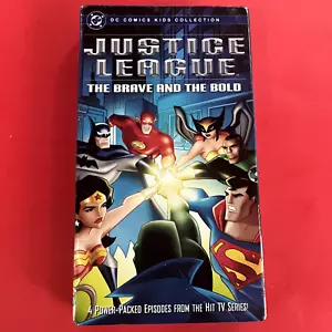 dc comics JUSTICE LEAGUE tv series VHS tape - BRAVE AND BOLD - sealed NEW NOS - Picture 1 of 3