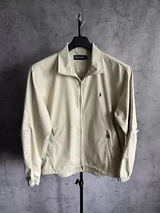 Chaqueta Harrington Polo Golf Ralph Lauren Cremallera Vintage Beige Para Hombre Talla M - Imagen 1 de 24