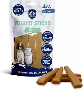 Yogurt Sticks, Plain Flavored, Dog Treats with Prebiotics, Probiotics & Protein, - Picture 1 of 7
