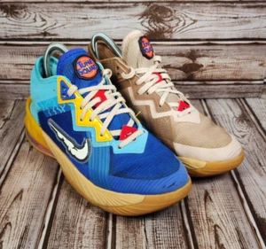 Scarpe Nike LeBron XVllI basse da ragazzo 5 5 anni Wile E. Vs Roadrunner Space Jam DJ3760-401 - Foto 1 di 14