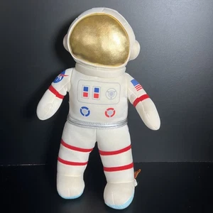 USA NASA American Astronaut 14" Peluche Peluche Giocattolo Spaziale Avventura Pianeta Giocattolo - Foto 1 di 7