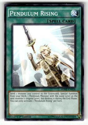 Pendulum Rising SDMP-EN028 1st Edition Common Structure Deck: Master of Pendulum - Image 1 of 2