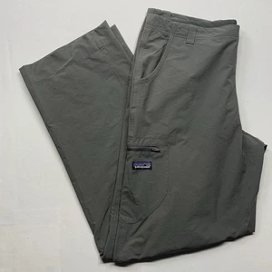 Patagonia Rock Guide Pants Mens Sz 36x33 Gray Cargo Hiking Outdoor Utility Nylon - Picture 1 of 18