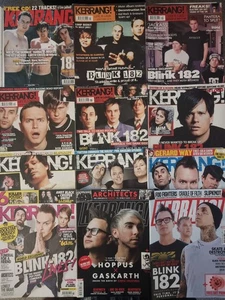 BLINK-182 Kerrang Collection X 12 2000-2019 - Rare! (With Posters) - Picture 1 of 21