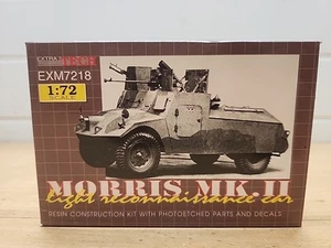 Rare Extratech 1/72 Resin & Photo Etch Morris Mk II recon Car Model MIB # 8 - Picture 1 of 4