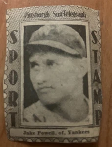 NEW YORK YANKEES: 1936 Pittsburgh Sun-Telegraph Sport Stamp Pat Malone - Bild 1 von 1