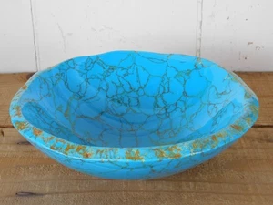 Rarität Jay King geformte türkis Composite COCHISE Schale - Bild 1 von 20