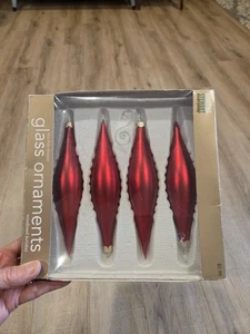 Martha Stewart 2005 ROTE TRÄNE Woodland Holiday 7" Weihnachtsschmuck Set 4 - Bild 1 von 3