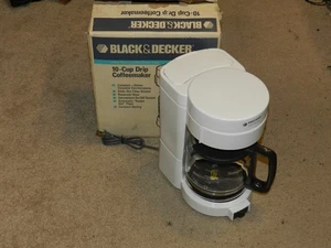 Black & Decker 10 Tassen Tropfkaffeemaschine DCM900WH Neu - Bild 1 von 2
