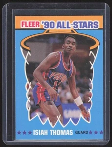 1990-91 Fleer #6 Isiah Thomas All-Stars Detroit Pistons - Picture 1 of 2