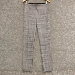 Blue illusion Pants Womens Size Small Grey Houndstooth Elastic Waist 39104 - Foto 1 di 9