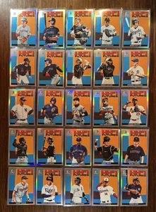 2022 Bowman Hi-Fi Futures Chrome Refractor Complete 25 Card Set Adley Julio Witt - Picture 1 of 1