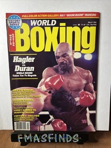 F1 1984 HAGLER DURAN March World Boxing Magazine - Picture 1 of 2