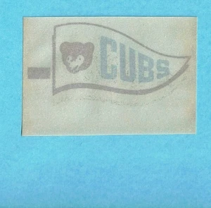 Calcomanía vintage de los Chicago Cubs 1962 ExMt B971 - Imagen 1 de 2
