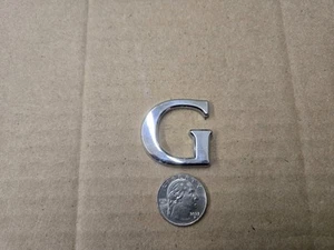 Infiniti OEM "G" Trunk Individual Number Letter Emblem Badge Logo Nameplate Name - Bild 1 von 2