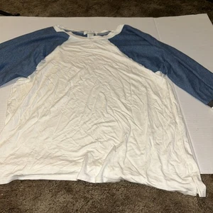 SCHÖNES J TOP BLUSE GR. 1X 3/4 ARM RELAXED FIT Mehrfarbig Rundkragen G10 - Bild 1 von 4