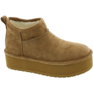 Madden Girl Womens embracce Tan Ankle Boots Shoes 8 Medium (B,M) BHFO 7520 - Picture 1 of 5