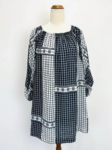 NEW Shona Joy Mini Dress 6 S Meridian Navy White Nautical Coastal Formal Event - Picture 1 of 10