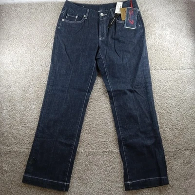 Seven7 Jeans Womens 18 Blue Dark Wash Stretch Denim Lane Bryant Straight Leg - Image 1 of 4