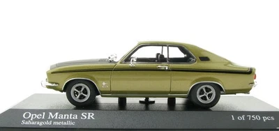 MINICHAMPS 400045504 Opel Manta A SR 1972 gold 1:43 in OVP Box Modellauto Model - Bild 1 von 4