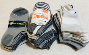 SOFSOLE No Show Socks (14 Pairs | W5-10/M4-8): Lifestyle, Perform, & All Sport L