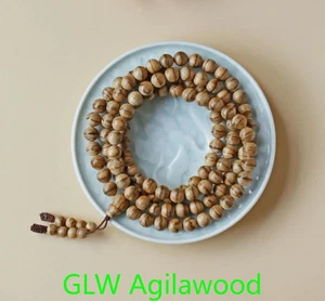 Echt Dalakan Agarholz Armbänder Mala Meditation Agarholz Gebetsperlen 8mm*108 - Bild 1 von 13
