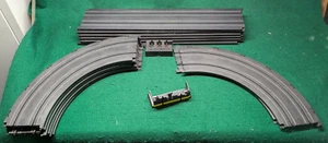 AFX BULK LOT Slot Car Track Pieces - 15" Straights 9" Radius Curves 1970's era - Picture 1 of 8