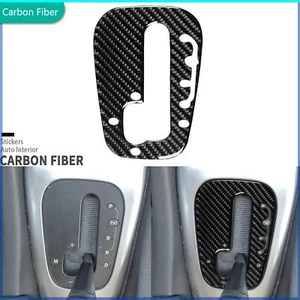 Real Carbon Fiber Center Console Gear Shift Panel Cover Trim For Saab 9-3 03-11 - Picture 1 of 22
