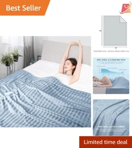 Cooling Blanket Arc-Chill 3.0 King Size Lightweight Double-Sided Sleep Relief - Picture 1 of 12