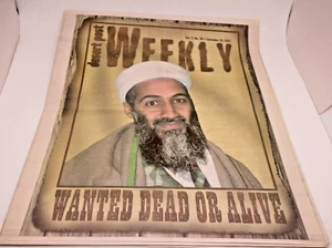 Periódico Osama Bin Laden Desert Post semanal 20 de septiembre de 2001 Palm Springs CA - Imagen 1 de 18