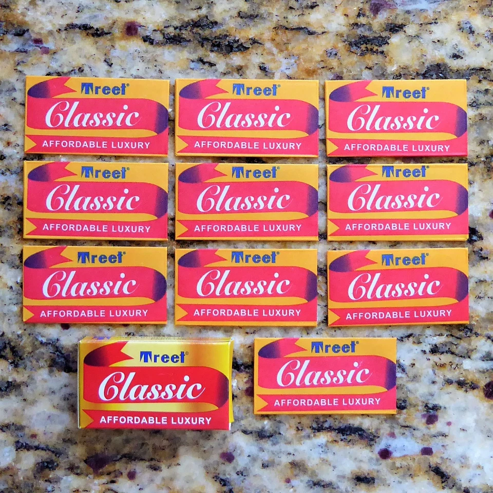 10 hojas de afeitar Treet Classic de doble filo Foto 1 de 1