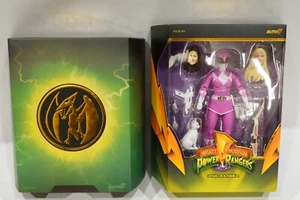 2022 Super7 Mighty Morphin Power Rangers ULTIMATES Wave 1 Pink Ranger NEW NIB e6 - Picture 1 of 9