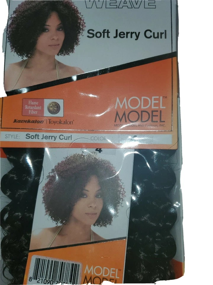 Model Glance Weave Soft Jerry Curl Color #4 Hair That Dazzles Flame Retardant - Image 1 of 4
