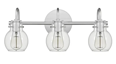 Luz de tocador de baño Quoizel Andrews 3 luces 22" de ancho ANW8603AN Foto 1 de 4