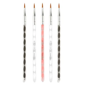 Premium Acryl Nail Art Pinsel - 5er-Pack Malgel Builder Polierbürste Werkzeug - Bild 1 von 2