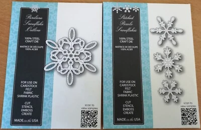 Memory box stanzschablonen Snowflake & Piccolo Snowflake NEUwertig - Bild 1 von 2