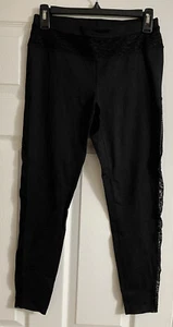 IVANKA TRUMP Women's Active Core Performance Mesh See Through Leggings, Size S - Picture 1 of 8